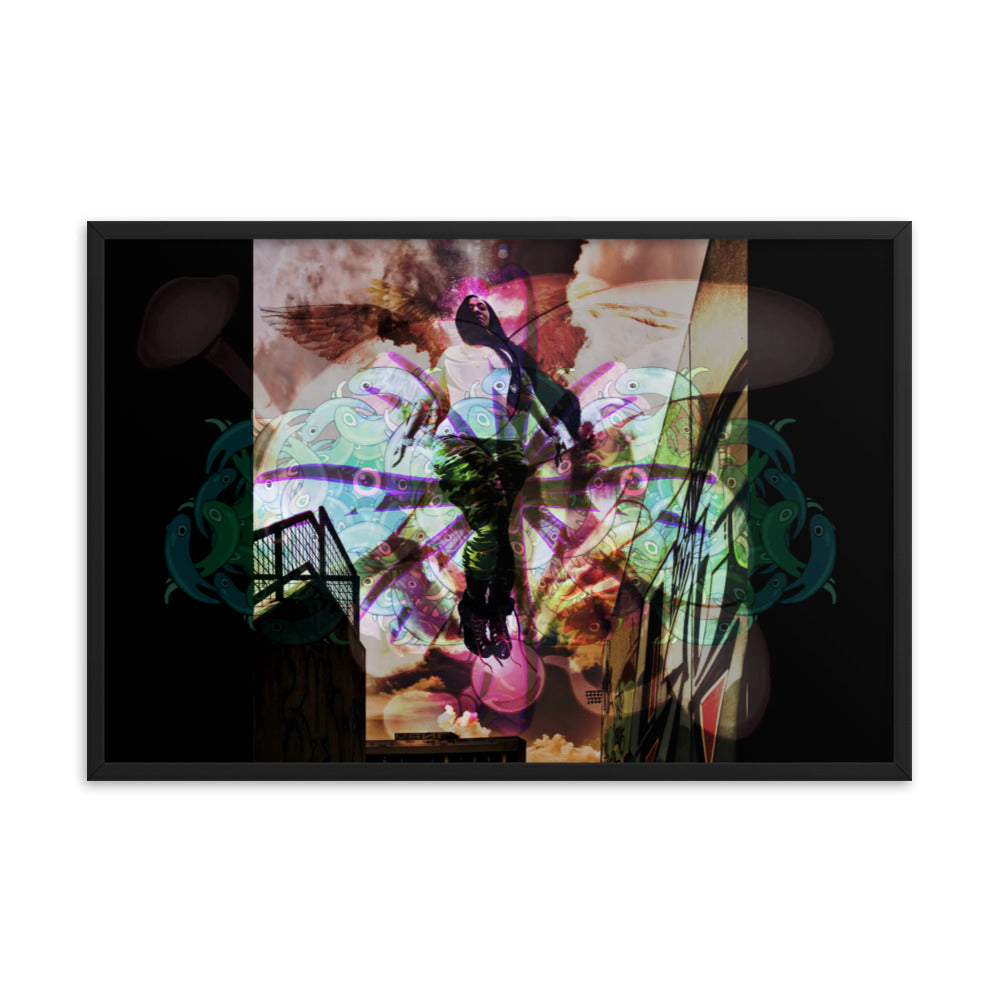 Isis with effects Framed poster