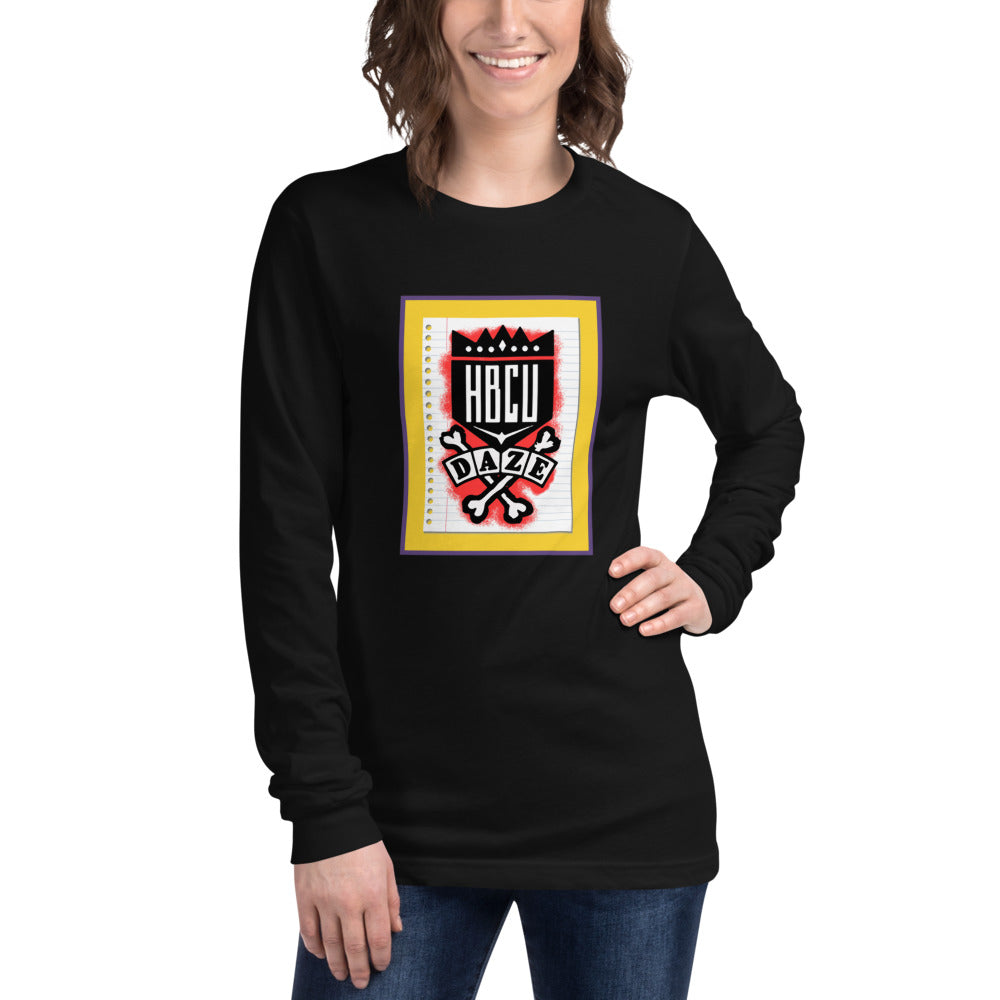 "HBCU" Unisex Long Sleeve Tee