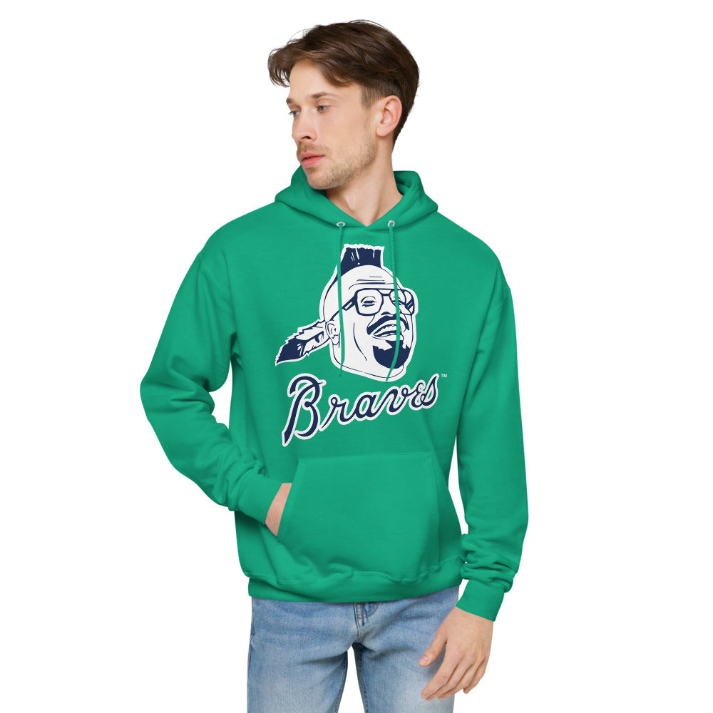 JVaz Designs Blue Cee Brave Unisex fleece hoodie