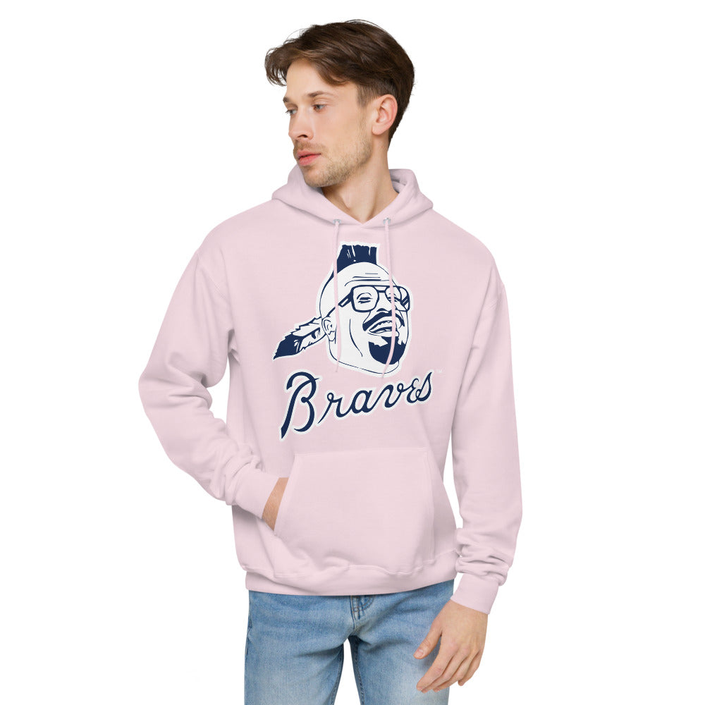 JVaz Designs Blue Cee Brave Unisex fleece hoodie