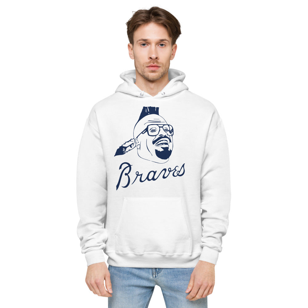 JVaz Designs Blue Cee Brave Unisex fleece hoodie